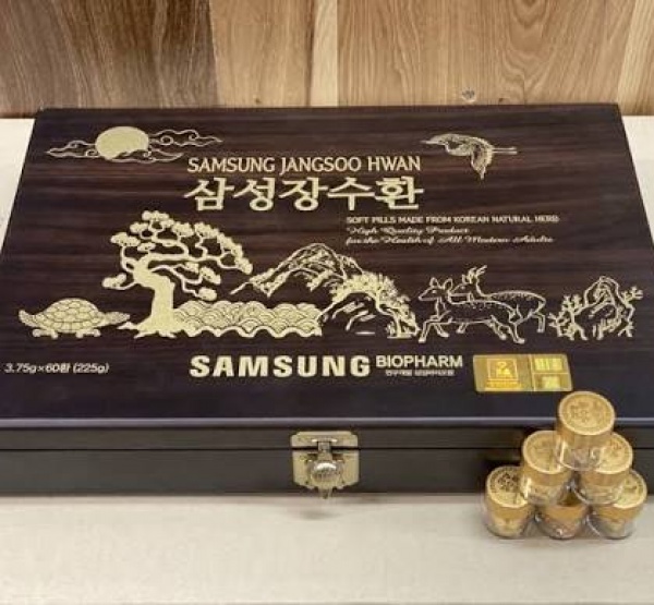 An Cung Ngưu Hoàng Hoàn Trầm Hương Samsung Jangsoo Hwan Hàn Quốc 60 Viên